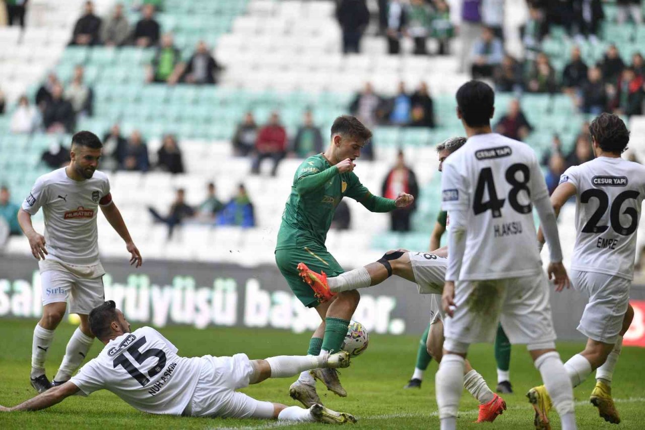TFF 2. Lig: Bursaspor: 1 - Nazilli Belediyespor: 0