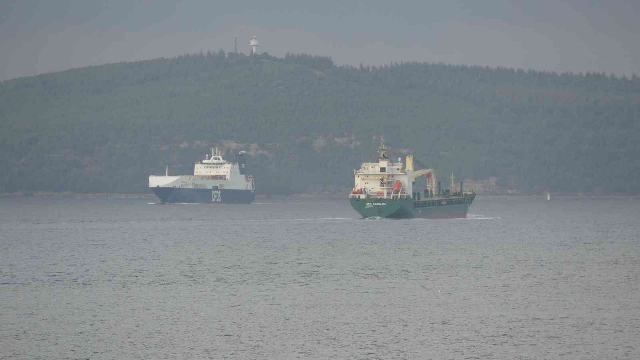 Çanakkale Boğazı’ndan 9 ayda 31 bin 410 gemi geçti