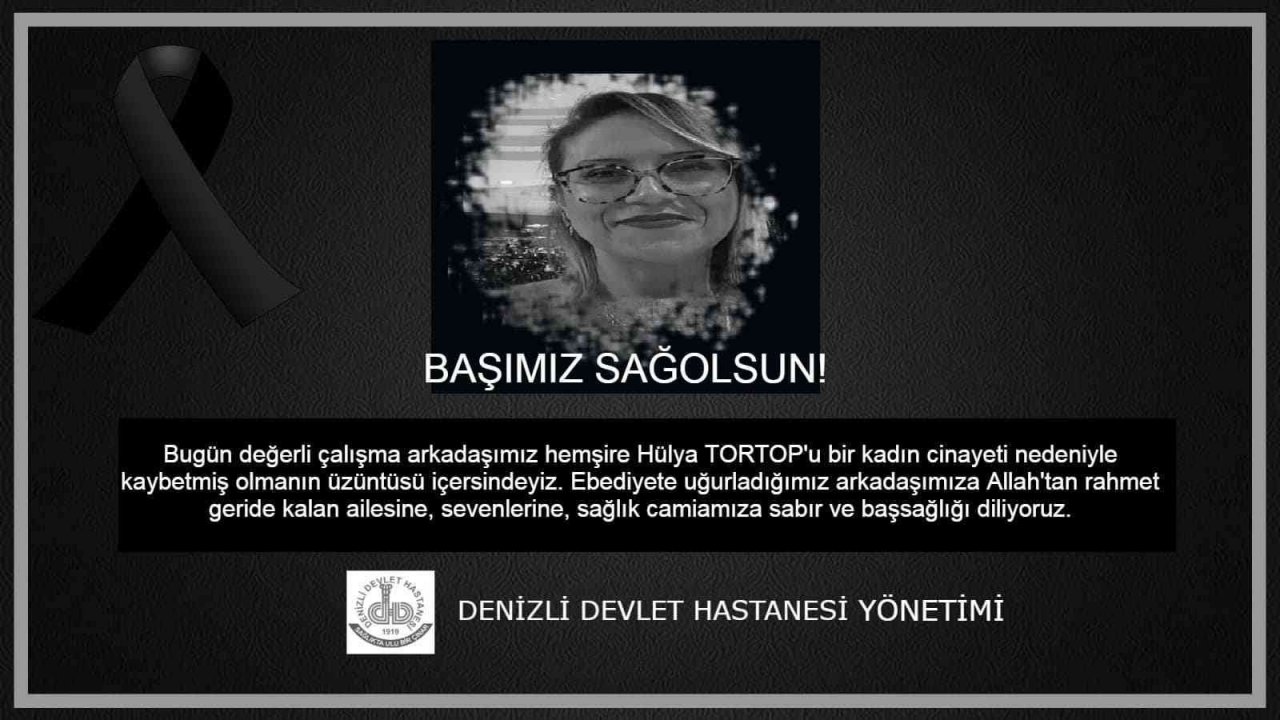 Meslektaşlarından cinayete kurban giden hemşireye son veda