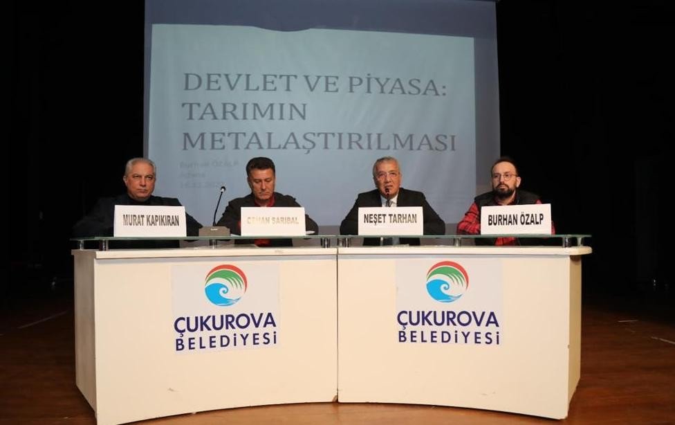 Başkan Tarhan, ’tarım ve devlet’ konulu panelde konuştu