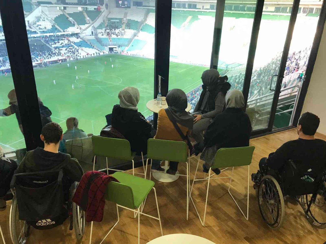 Bursaspor’a engelli bireylerden destek