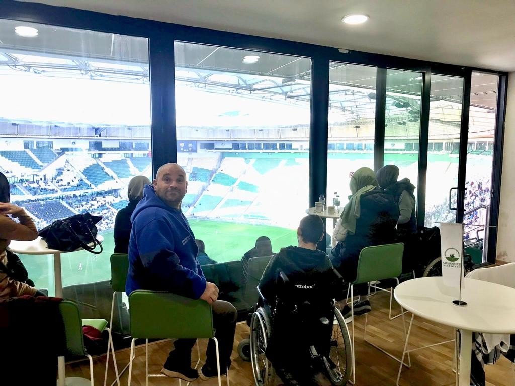 Bursaspor’a engelli bireylerden destek