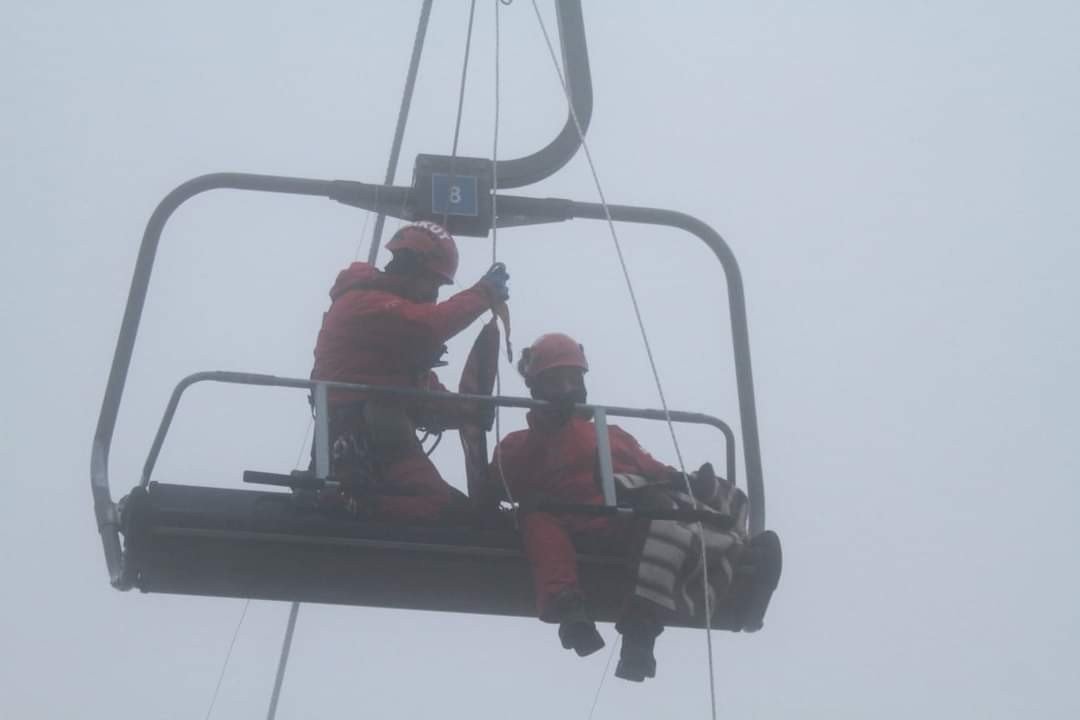 Uludağ’da gerçeğini aratmayan tatbikat