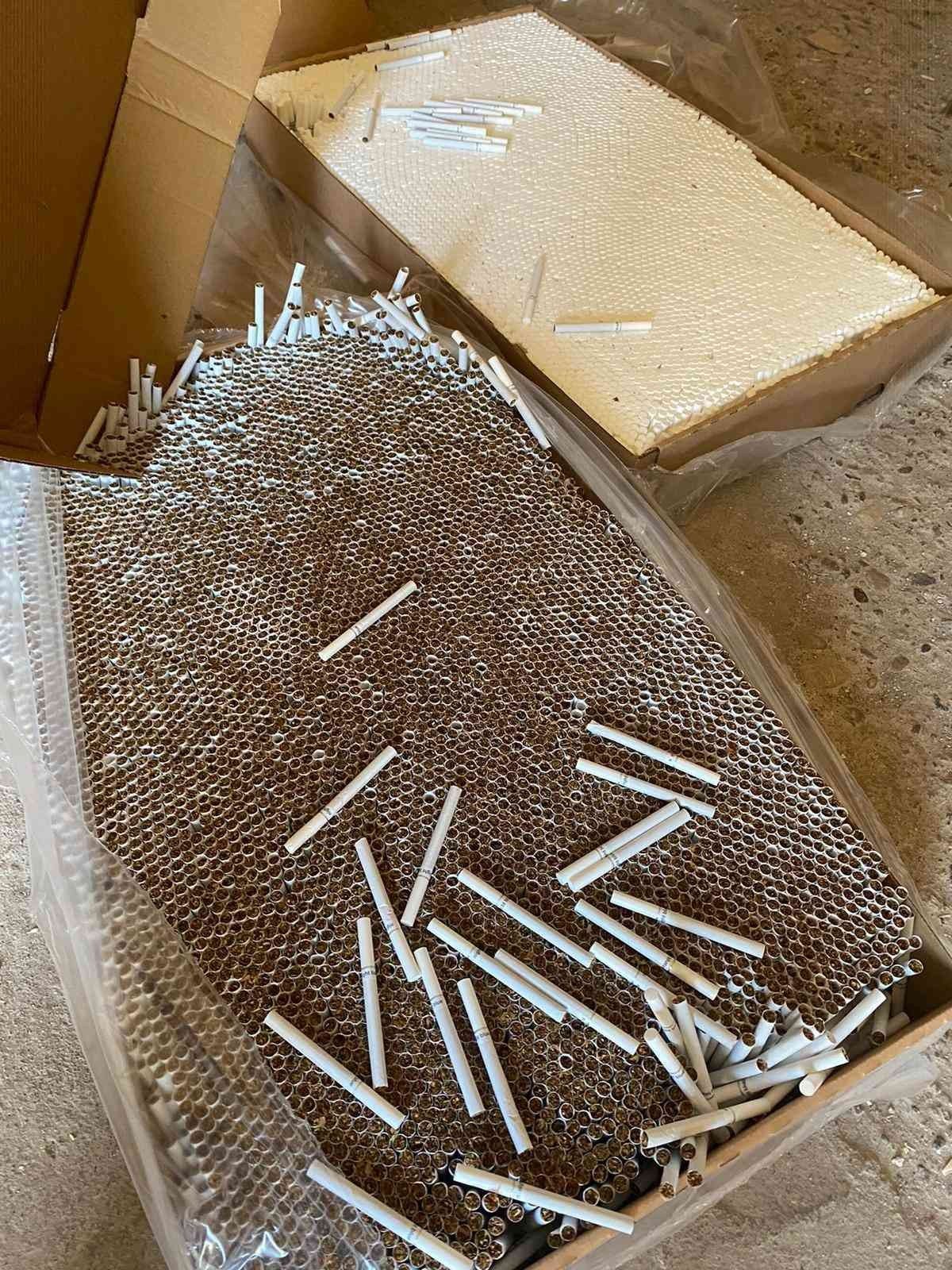 Depoda 12 milyon 150 bin adet kaçak dolum sigara ele geçirildi: 1 tutuklama