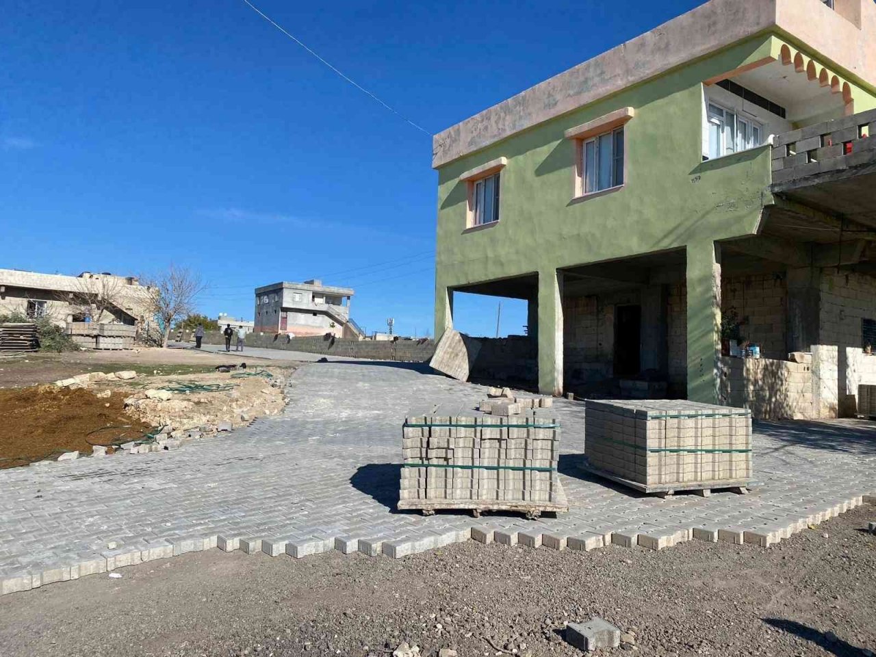 Birecik’te kırsal mahalleler modern görünüme kavuşuyor