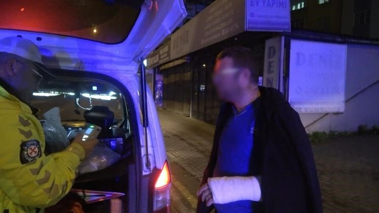 Alkollü sürücü kırık koluyla direksiyon başına geçti, kaza yapıp ortalığı birbirine kattı