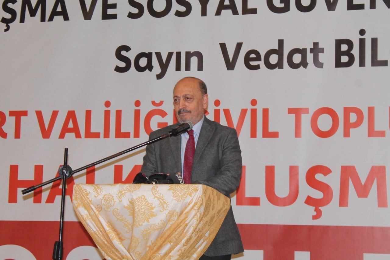 Çalışma ve Sosyal Güvenlik Bakanı Vedat Bilgin: "Enflasyonla mücadele politikamız devam ediyor”