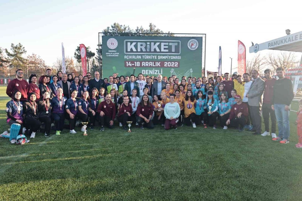 157 sporcunun ter döktüğü Kriket Türkiye Şampiyonası tamamlandı