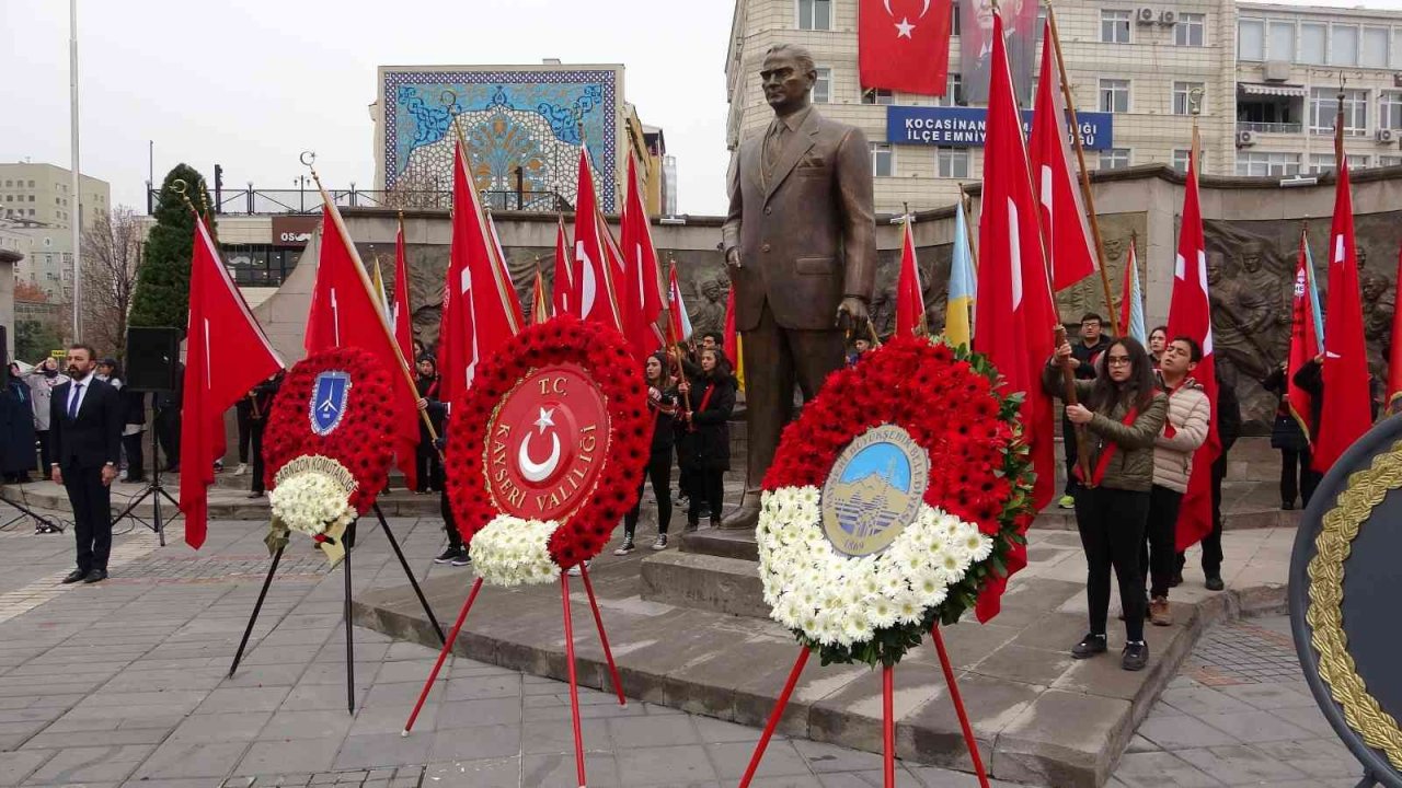 Atatürk’ün Kayseri’ye gelişinin 103. Yılı Coşkuyla Kutlandı