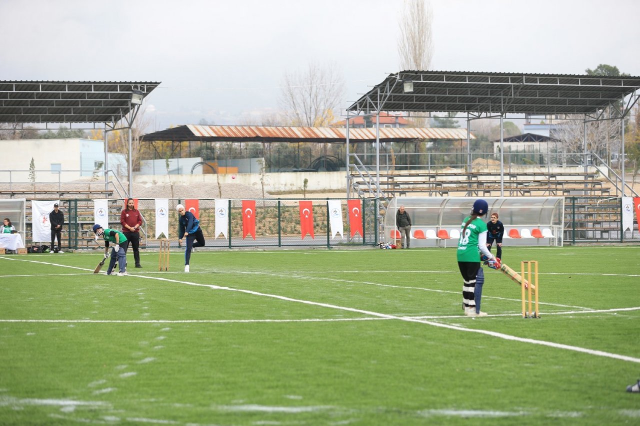 Pamukkale kriket heyecanına ev sahipliği yaptı