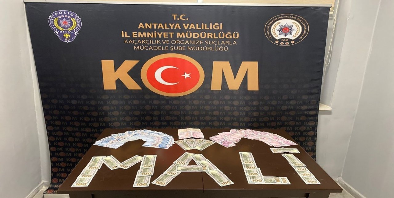 Antalya’da sahte para ile esnafı dolandıran 5 şüpheli yakalandı