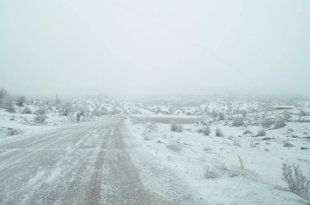 Kocatepe beyaza büründü