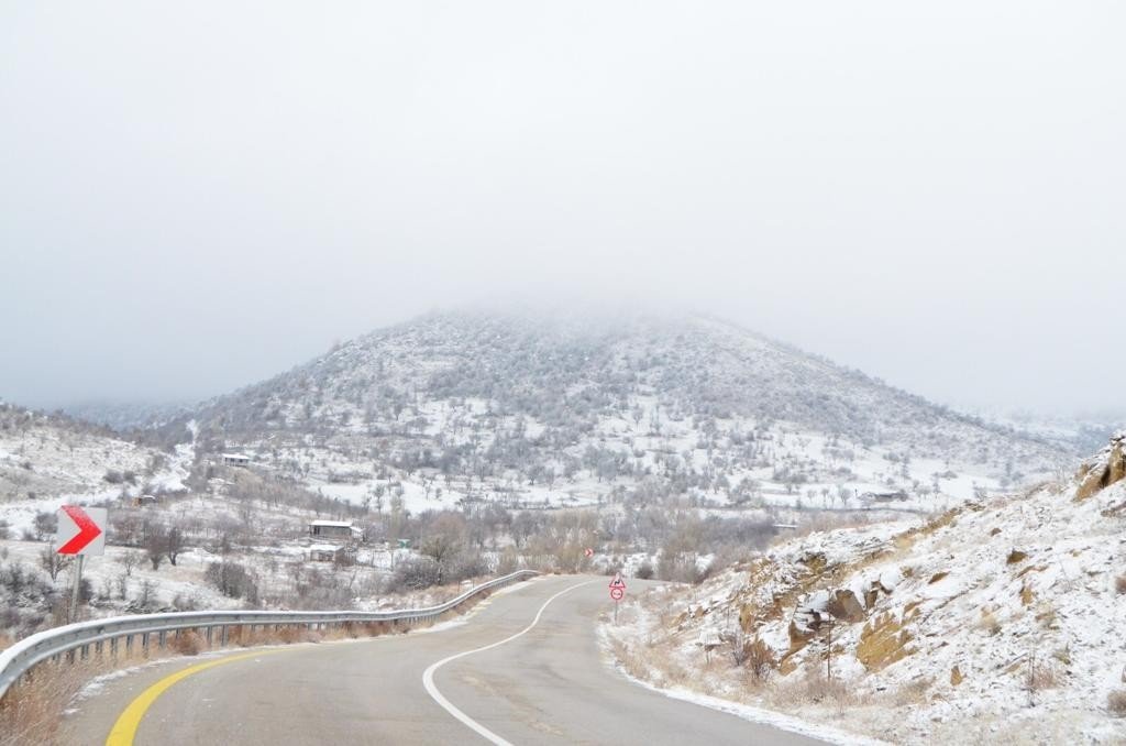 Kocatepe beyaza büründü