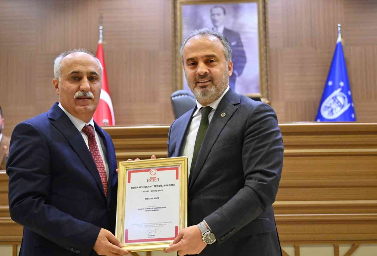 Yenişehir Biberi’ne de tescil belgesi