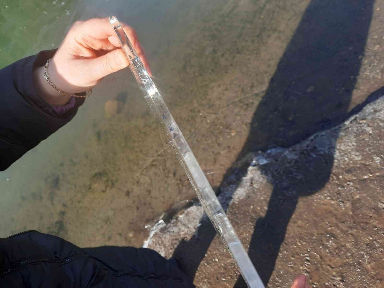 Borçka-Karagöl buz tuttu