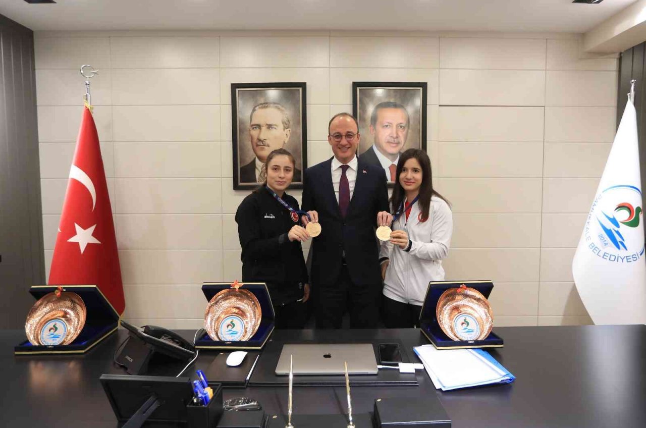 Denizlili şampiyonlar hedefini olimpiyat olarak belirledi