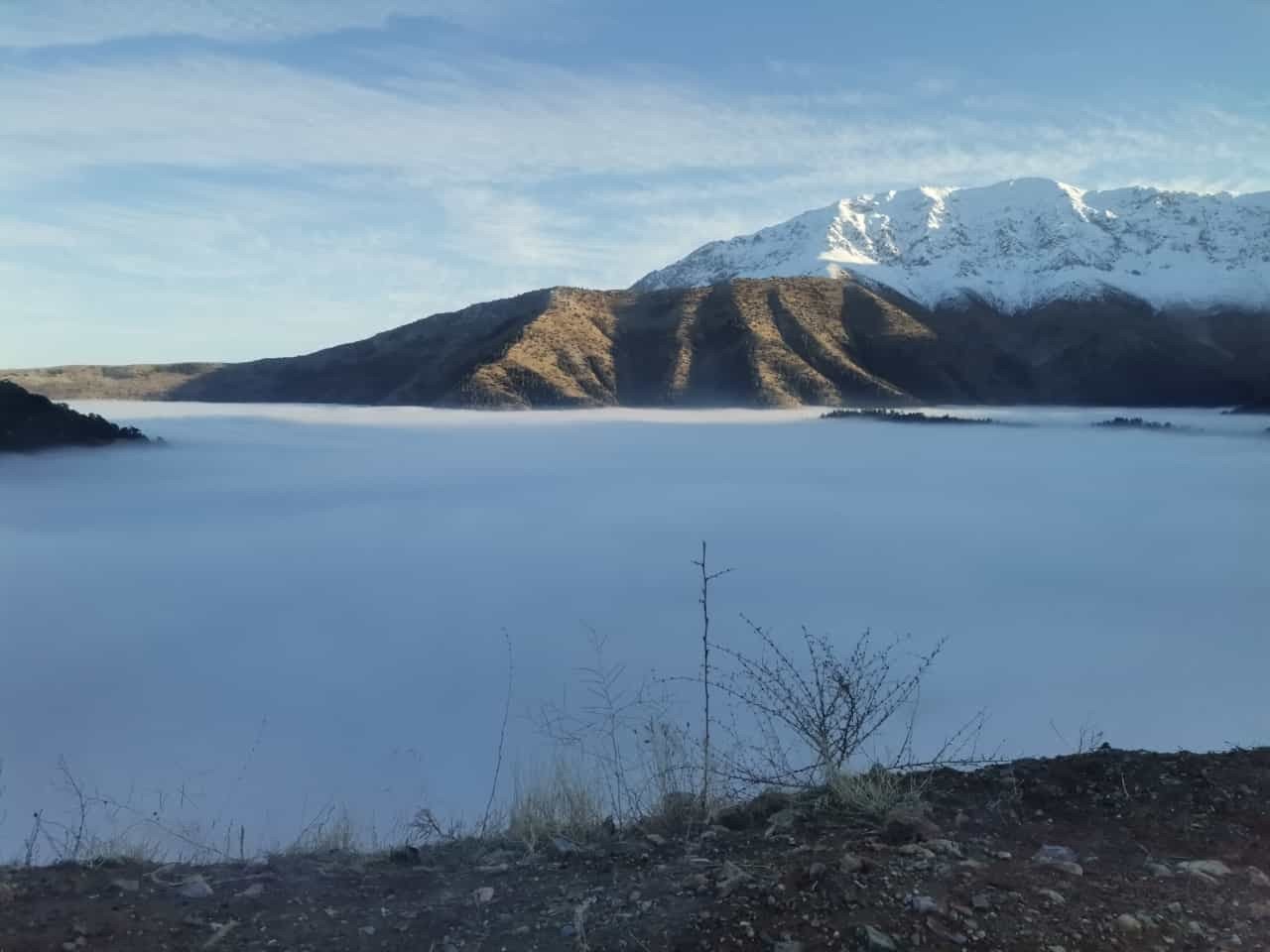 Berit Dağı sise büründü