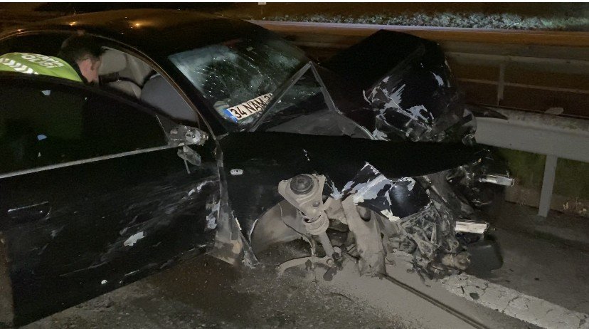 TEM Otoyolu’nda alkollü ve ehliyetsiz sürücü zincirleme kazaya sebep oldu