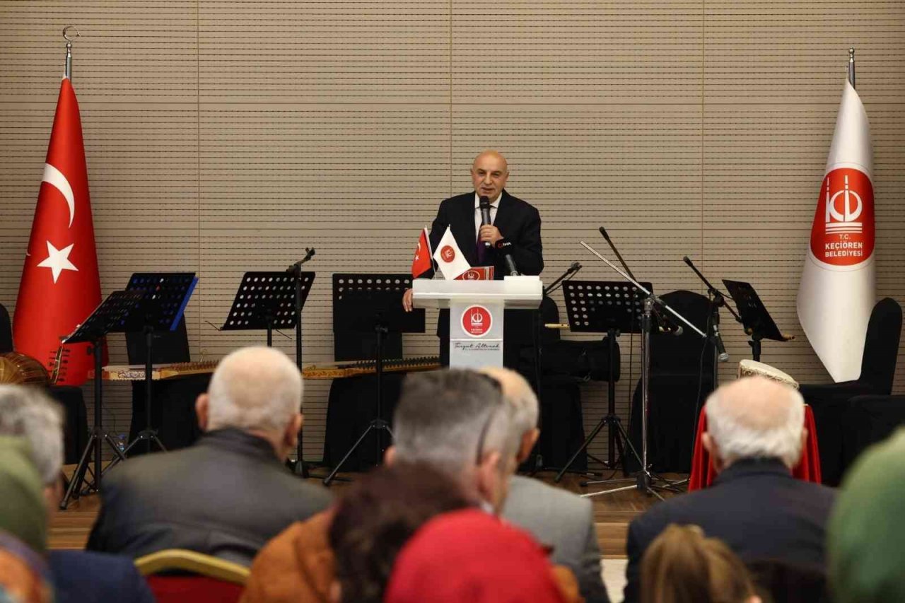 Keçiören’de “ney” eşliğinde semazen gösterisi