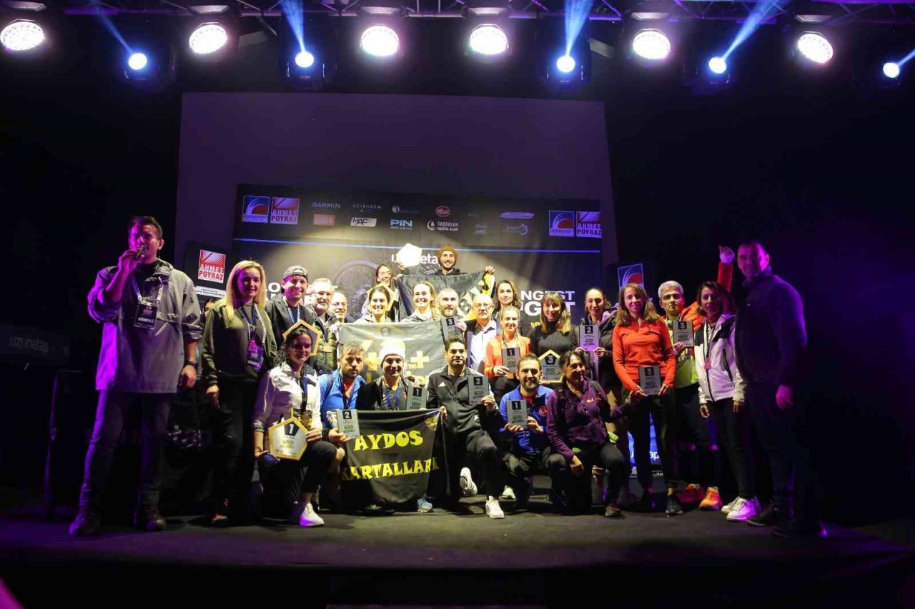 Çekmeköy’de zorlu parkur ve soğuk havada kıyasıya mücadele