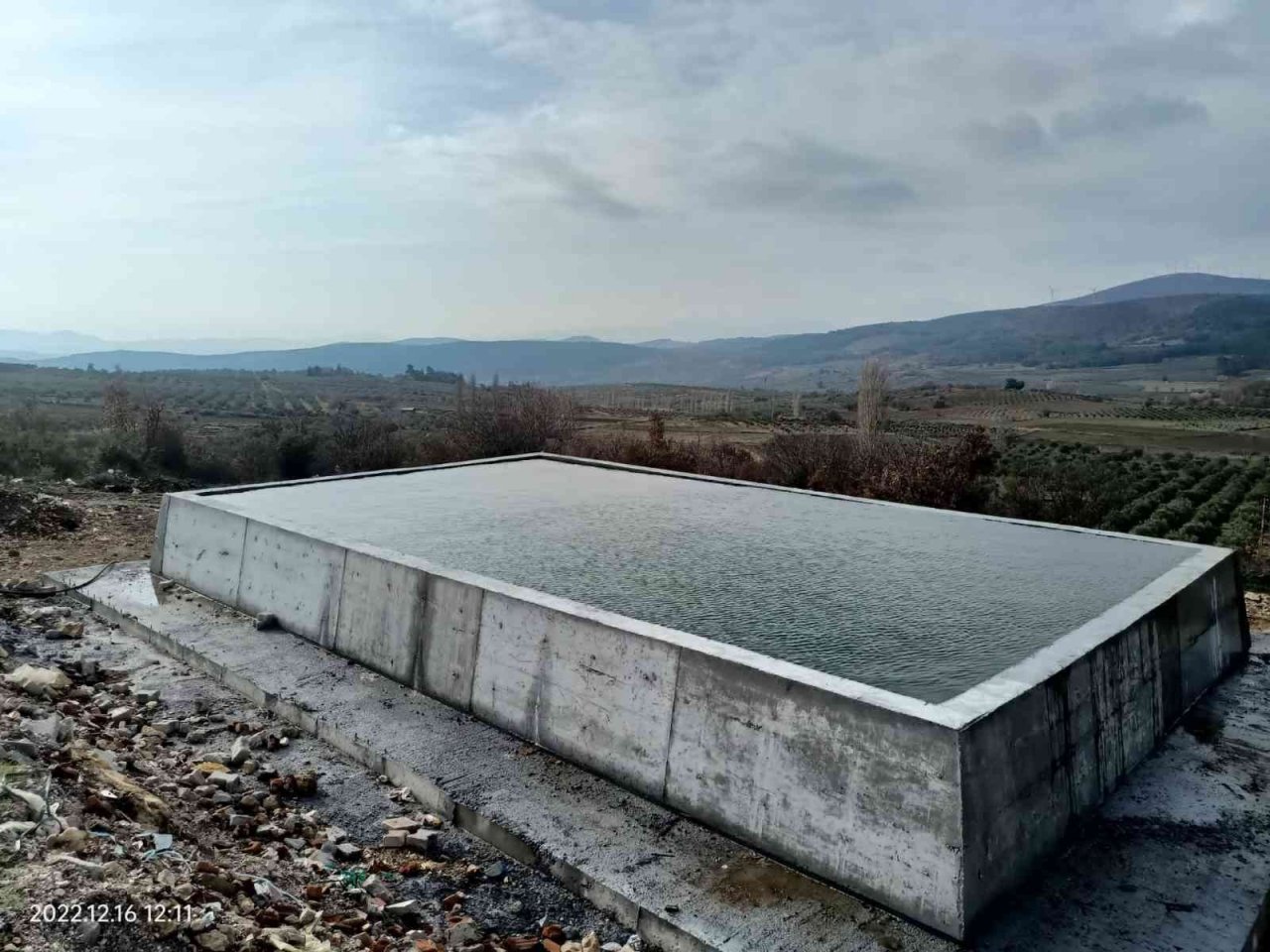 Kırkağaç Halkaavlu’ya tarımsal sulama havuzu kazandırıldı