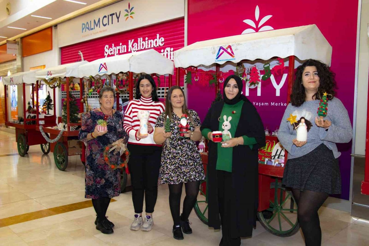 Mersin’de el emeği göz nuru ürünler kazanca dönüşüyor