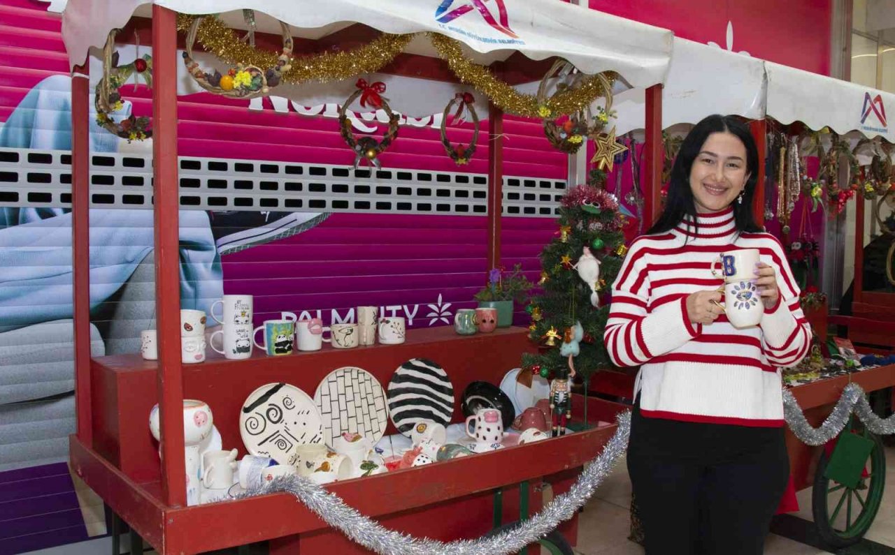 Mersin’de el emeği göz nuru ürünler kazanca dönüşüyor