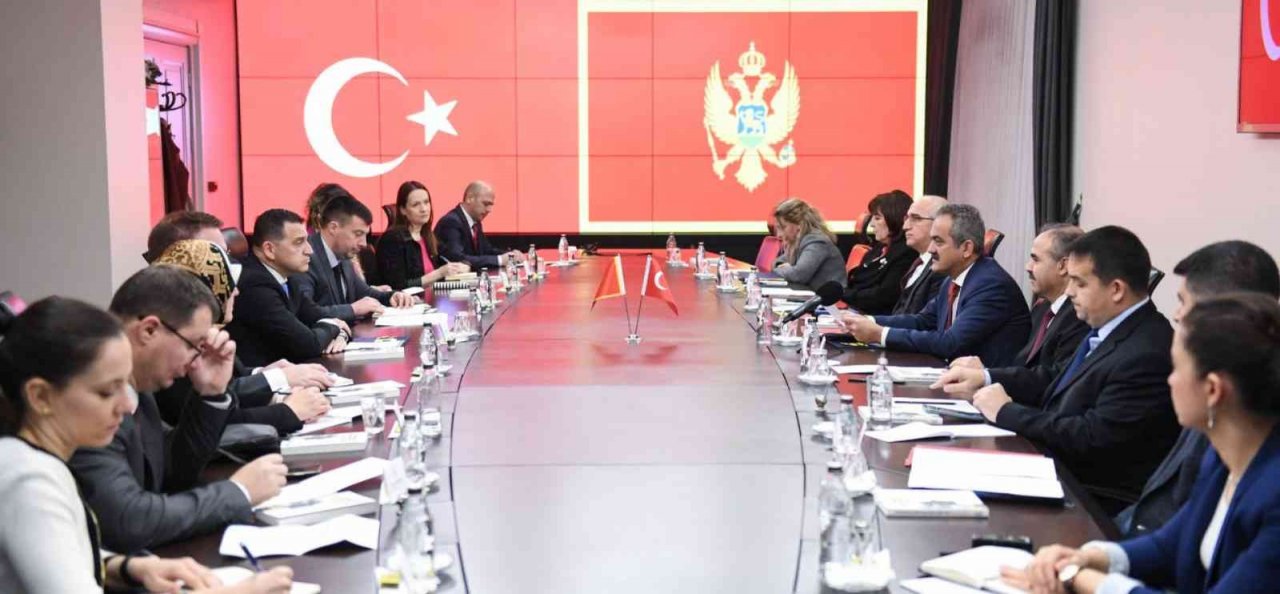 Bakan Özer, Karadağ Eğitim Bakanı Vojinovic ile görüştü