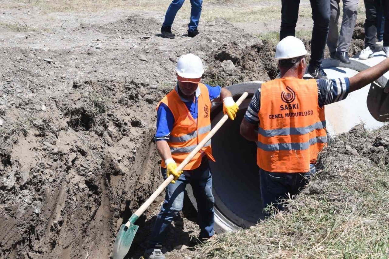 SASKİ 2022’de 57 mahalleyi içme suyuna kavuşturdu