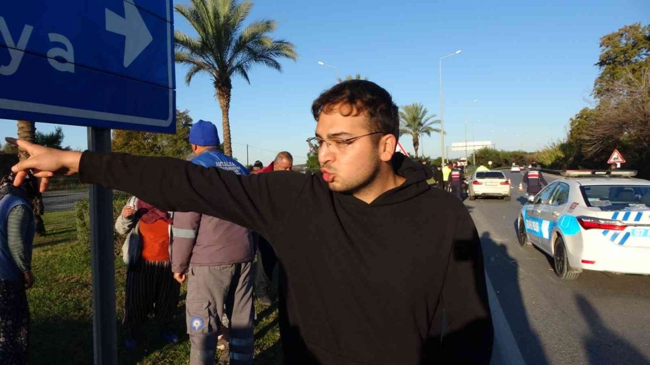 Manavgat’ta otomobil ile çarpışan motosiklet sürücüsü hayatını kaybetti