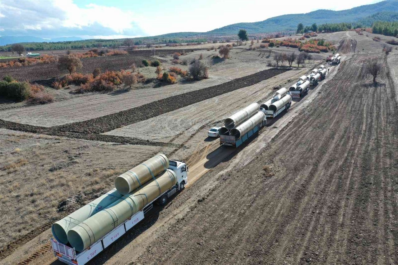 Acıpayam’ın verimli toprakları modern sulamayla buluşuyor