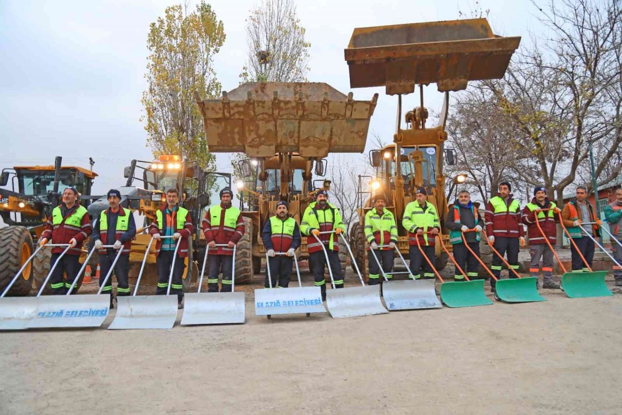 Elazığ’da kış hazırlıkları tamamlandı