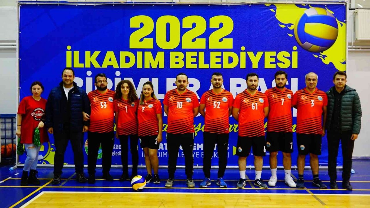 İlkadım Belediyesi Birimler Arası Voleybol Turnuvası başladı