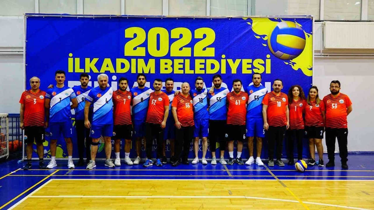 İlkadım Belediyesi Birimler Arası Voleybol Turnuvası başladı