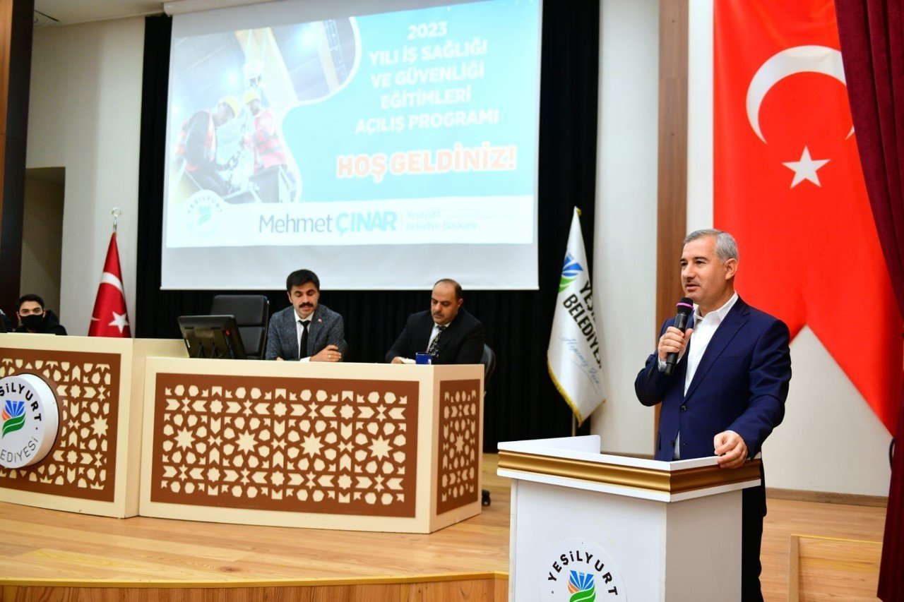 Yeşilyurt’ta İş Sağlığı ve Güvenliği eğitimi