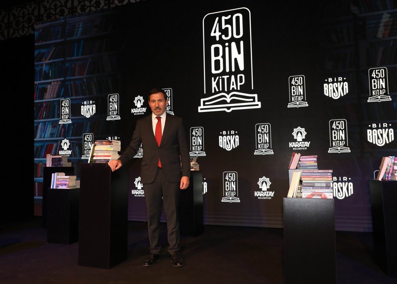 Karatay Belediyesi “35 Bin Kitap Desteği” projesini tanıttı