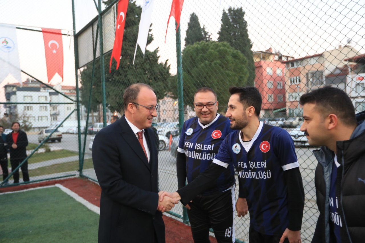 Pamukkale Belediyesi futbol turnuvasında heyecan başladı