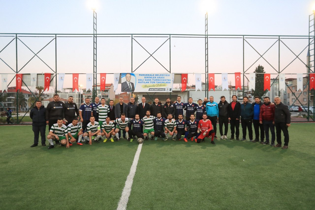 Pamukkale Belediyesi futbol turnuvasında heyecan başladı