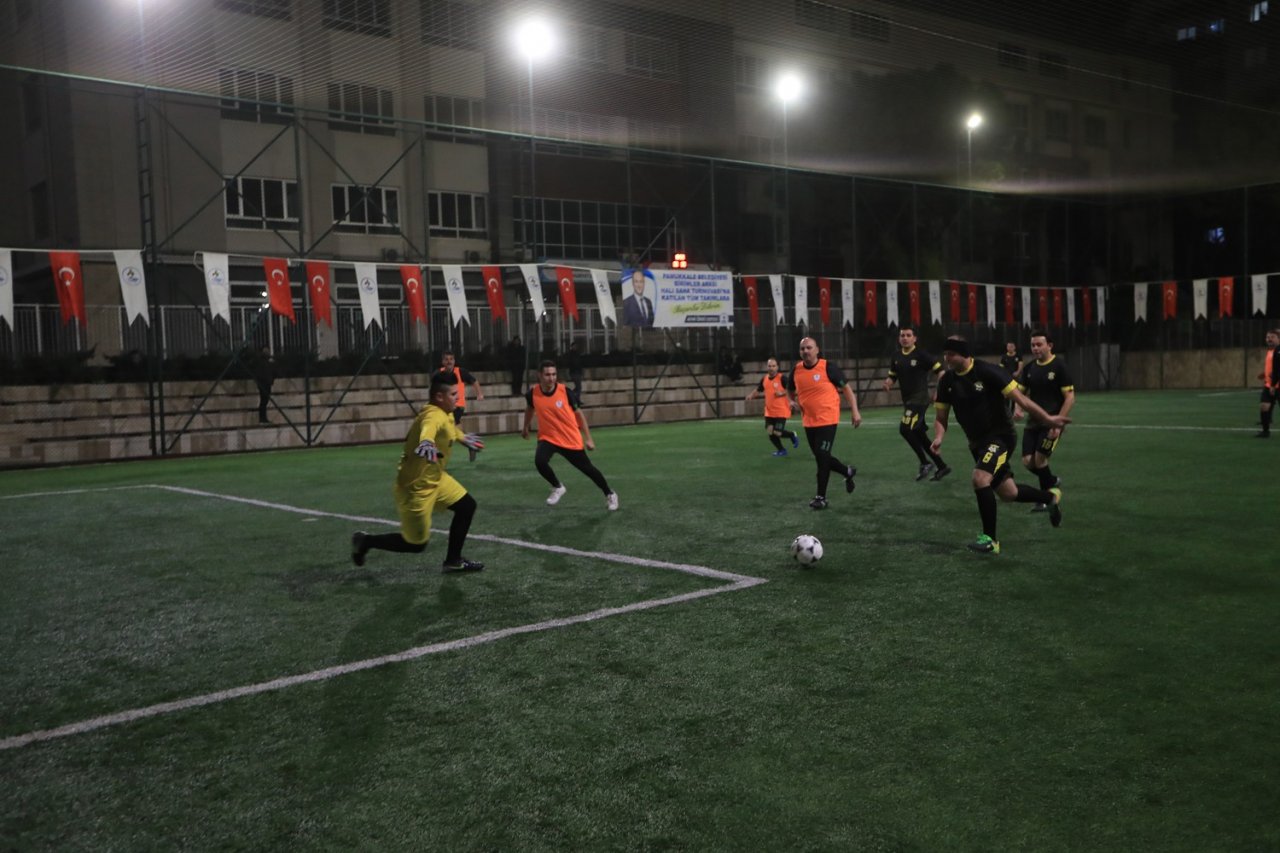 Pamukkale Belediyesi futbol turnuvasında heyecan başladı