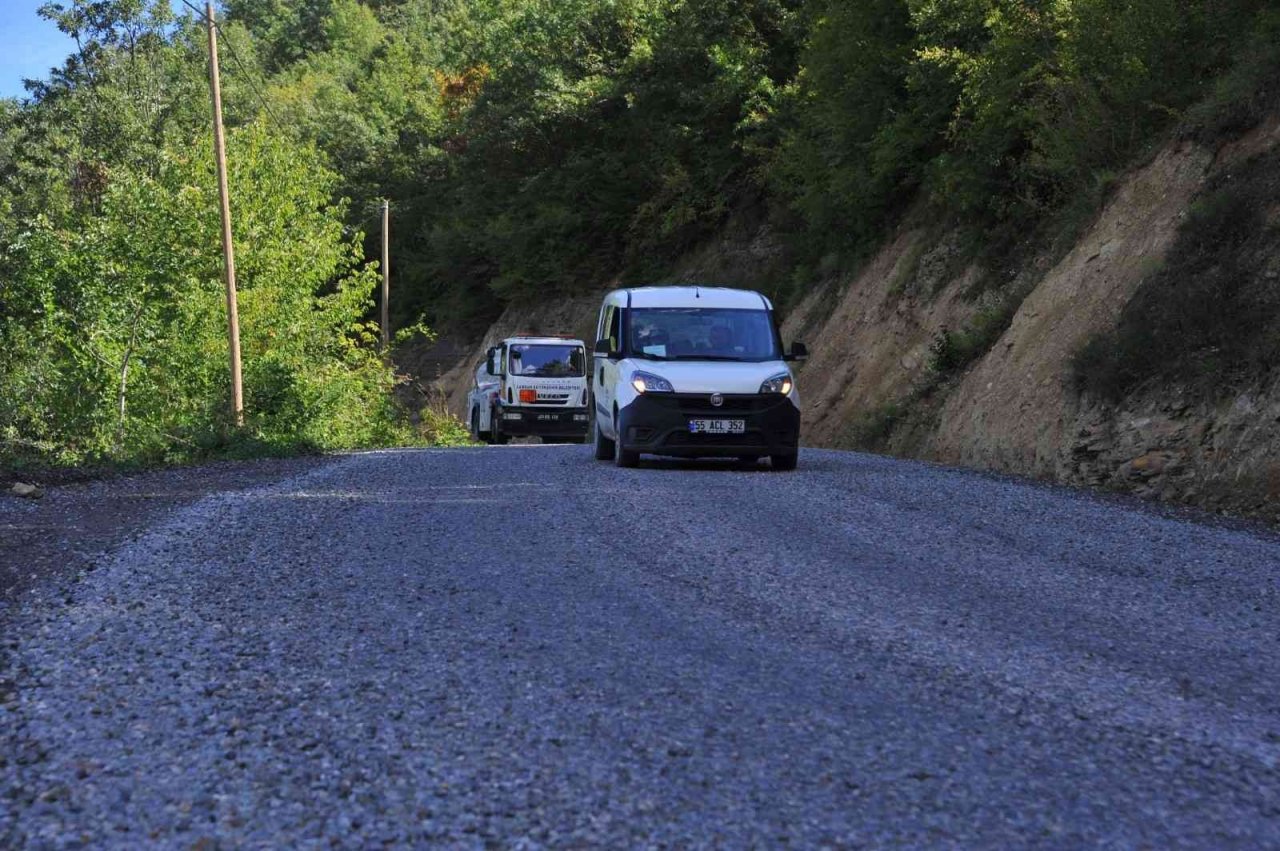Samsun Büyükşehir Belediyesi 904 km yol yaptı