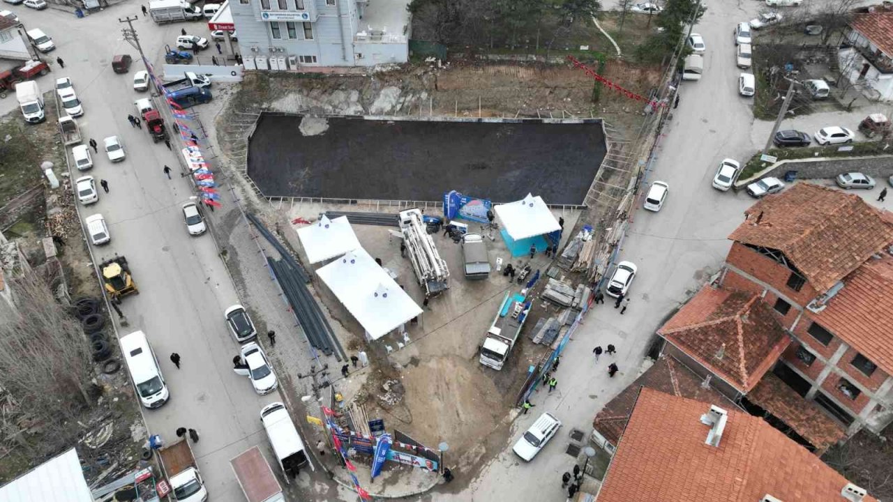 Büyükorhan Atıksu Arıtma Tesisi ve düğün salonu temeli atıldı