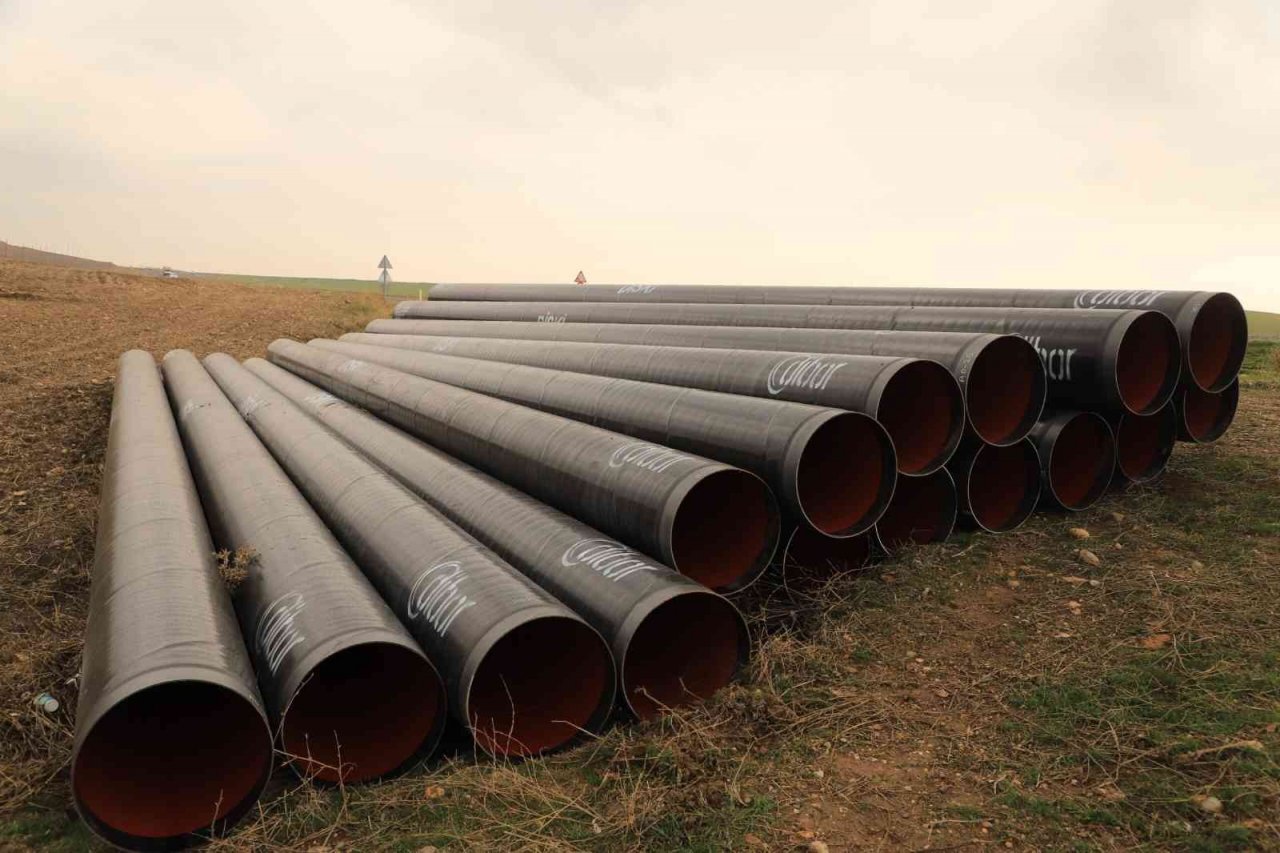 Diyarbakır’ın 3 ilçesini besleyen su boruları yenilendi