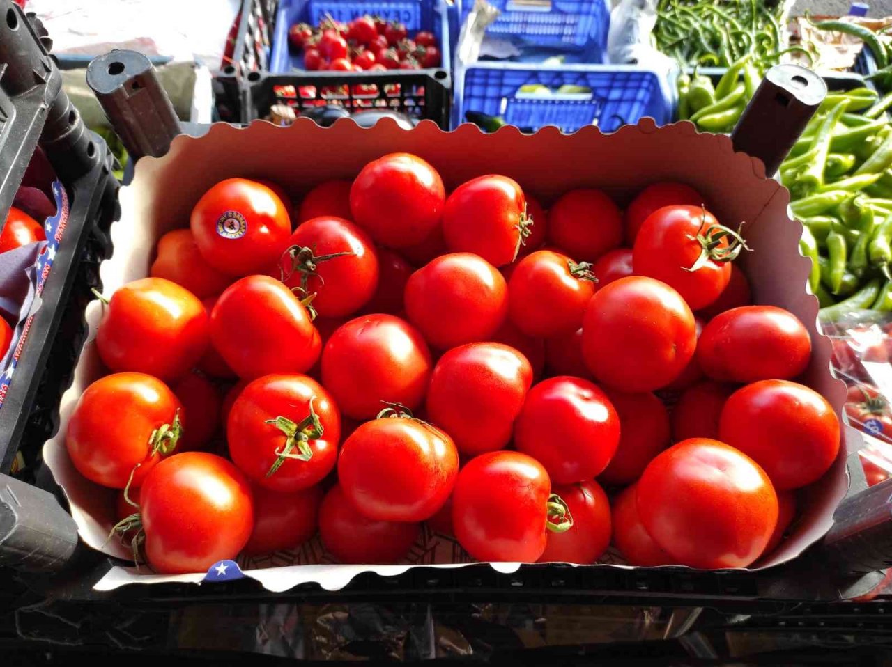 İstanbul’daki meyve ve sebze tezgahlarında bolluk yaşanıyor