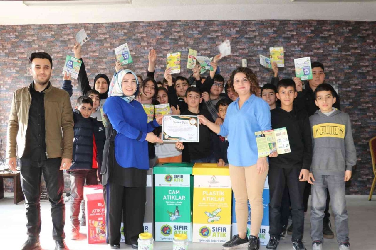 Karaköprü’de öğrencilere çevre bilinci aşılanıyor