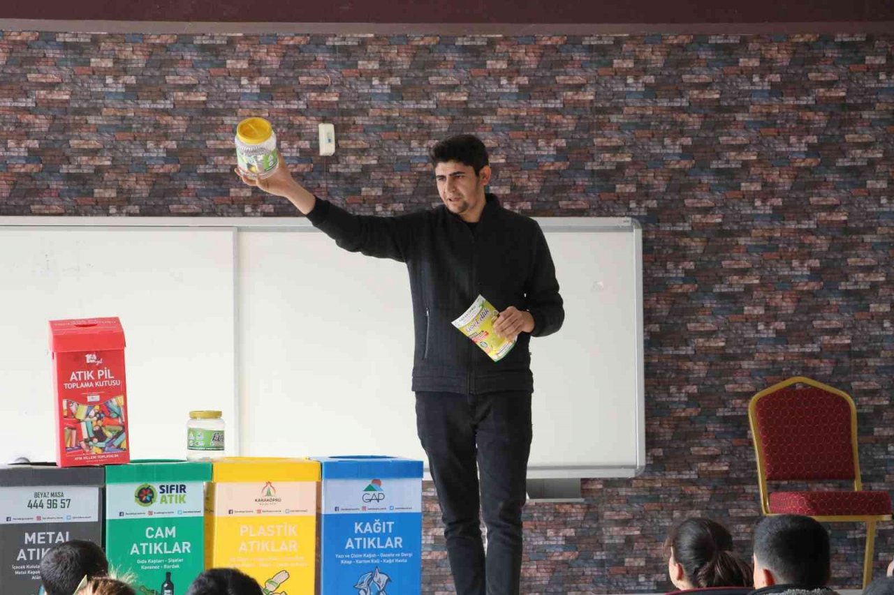 Karaköprü’de öğrencilere çevre bilinci aşılanıyor