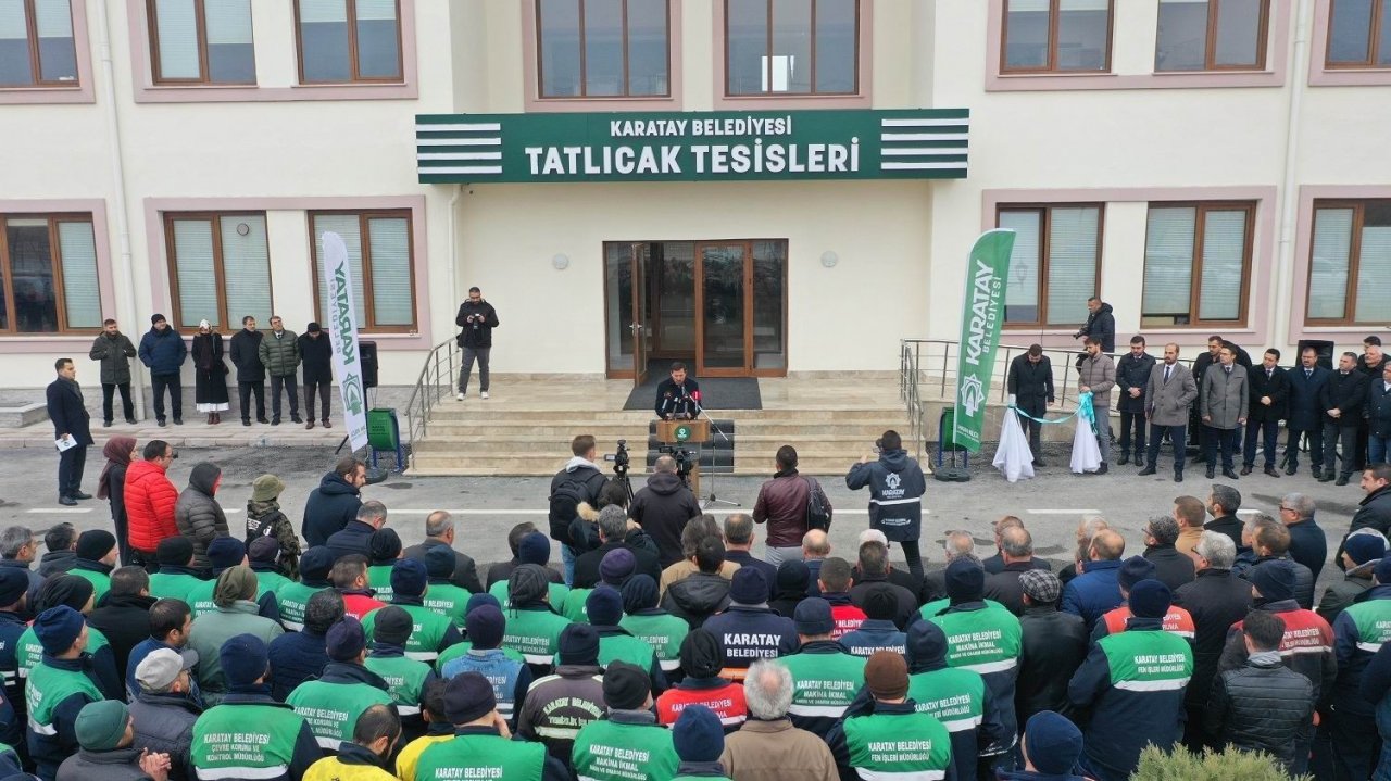 Karatay Belediyesi Tatlıcak Tesisleri yeni binası açıldı