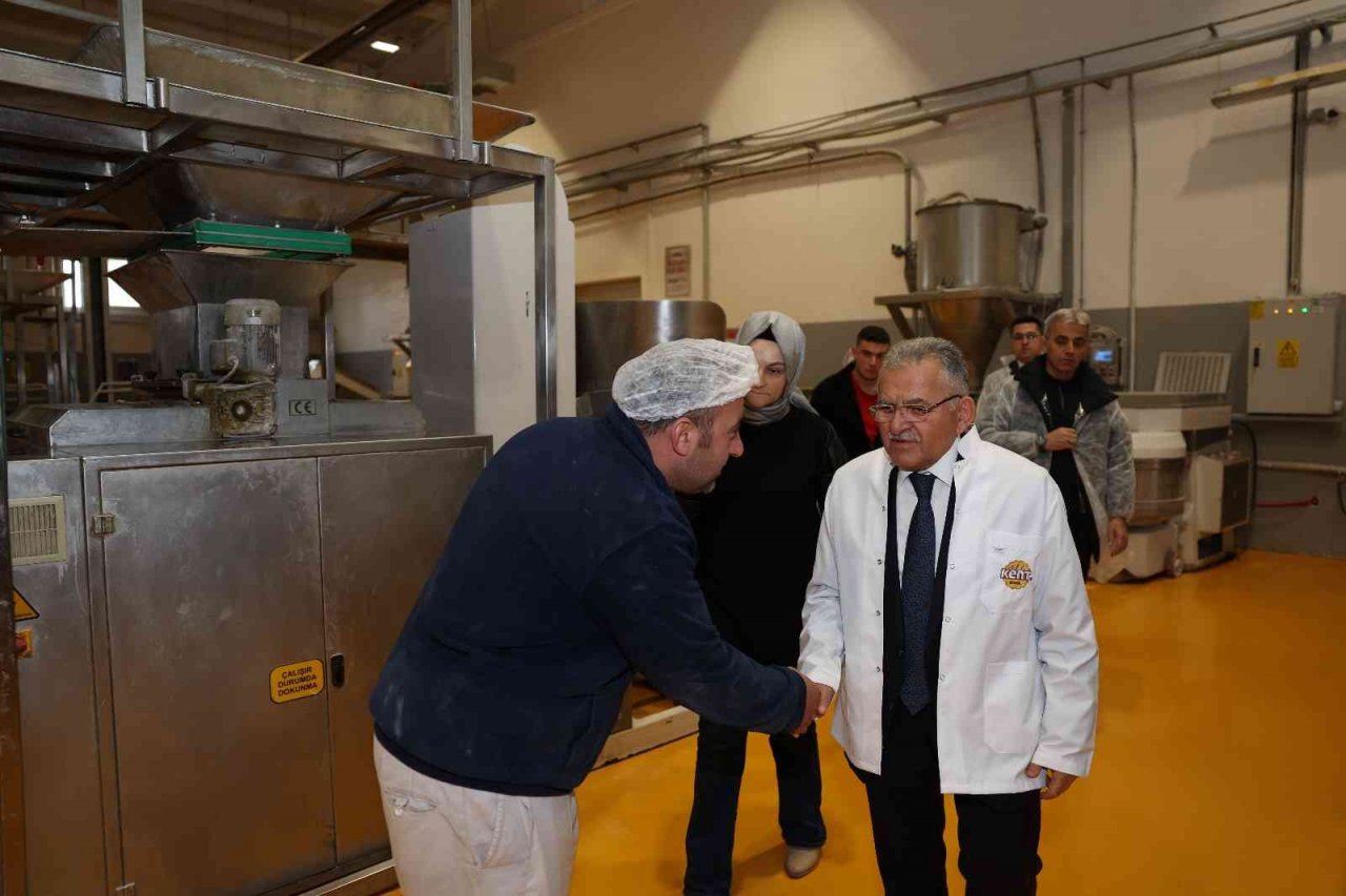 Başkan Büyükkılıç’tan Kent Ekmek Fabrikası’nda İnceleme