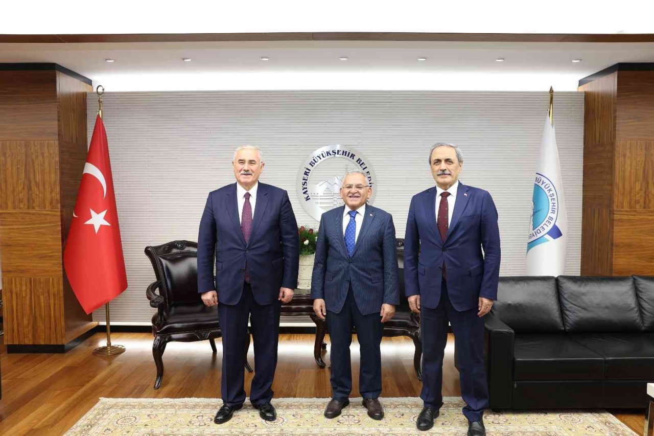 Başkan Büyükkılıç, Yargıtay Başkanı Akarca ile Yargıtay Cumhuriyet Başsavcısı Şahin ve heyetini ağırladı