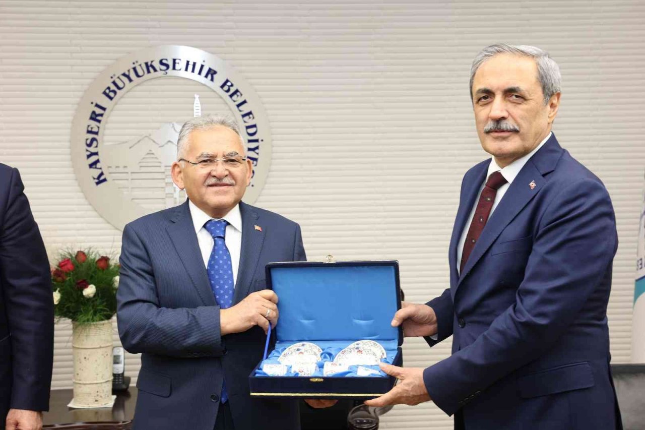 Başkan Büyükkılıç, Yargıtay Başkanı Akarca ile Yargıtay Cumhuriyet Başsavcısı Şahin ve heyetini ağırladı