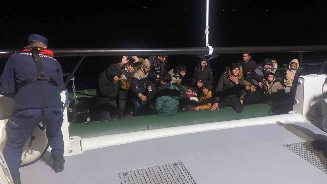 Datça’da 6 göçmen kurtarıldı, 24 göçen yakalandı